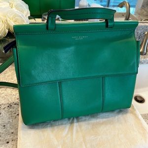 Tory Burch Green Satchel